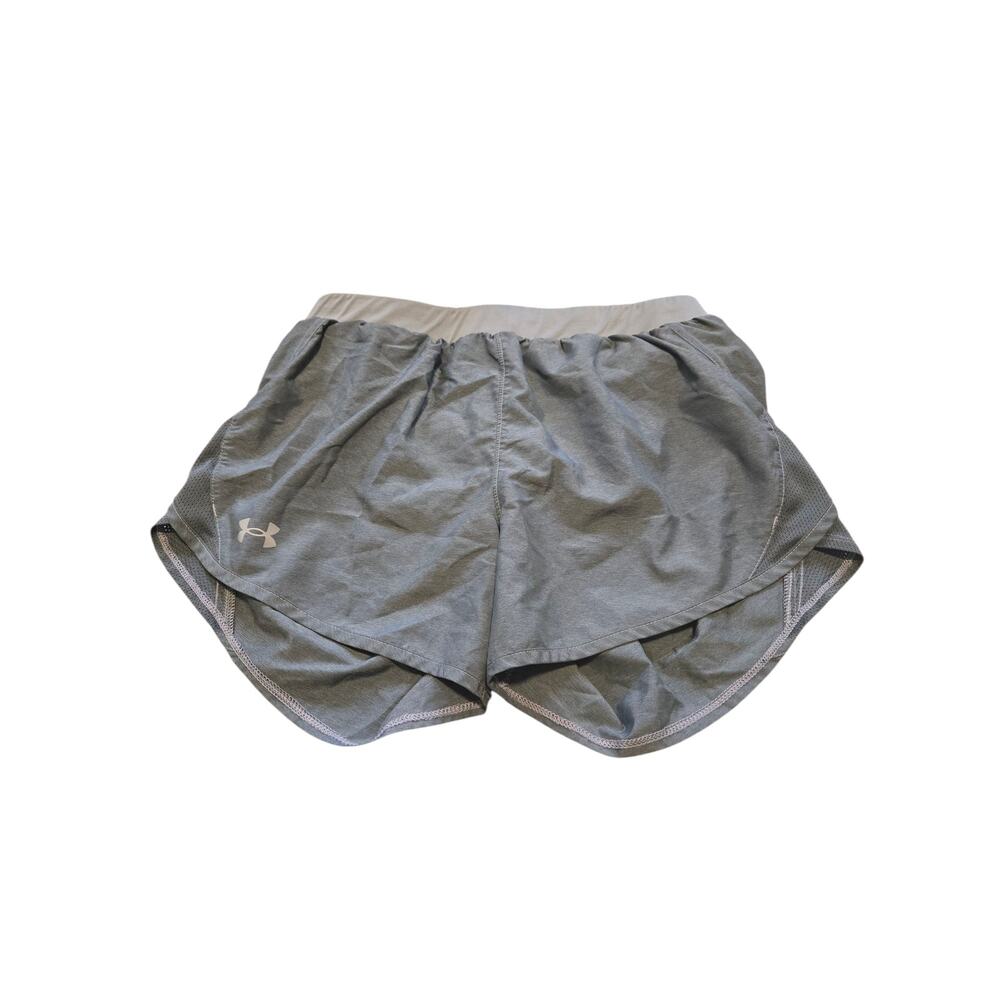 Underarmour grey athletic shorts with interior pocket, size medium